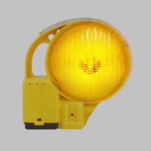 BL2LHD AMBER TYPE A/C LED Barricade Light w/Photocell 3VDC 2500 Hours 2xD Batteries 7 Dia Polycarbonate Lens 