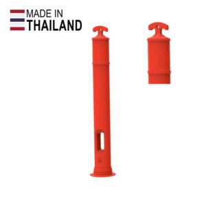 Made in Thailand T-Top Traffic Bollard Only[25CM HI Tape]