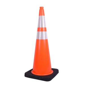 Made in Thailand 36” PVC Traffic Cone Wide Body